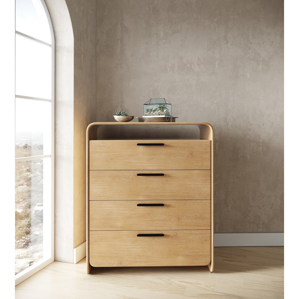 Modrest Dresden Modern Natural Acacia Chest