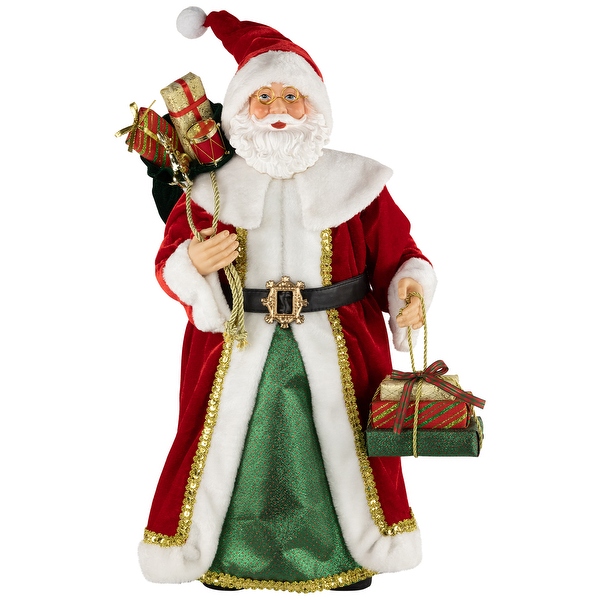 Nordic Style Santa Claus with Gifts Christmas Figure - 24