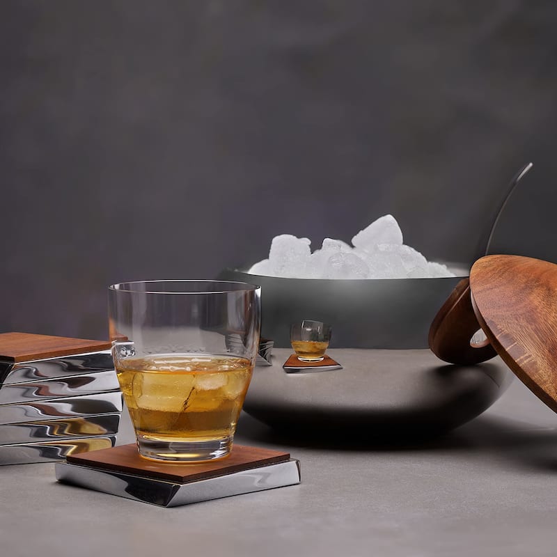 Nambe Twist Coaster Set - 4.25"