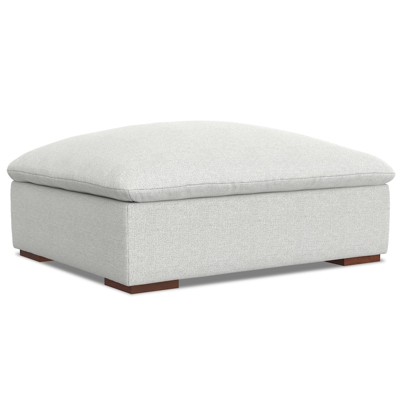 WYNDENHALL Marlee 3-Seater Modular Sofa and Ottoman Set in Velvety Chenille Performance Fabric