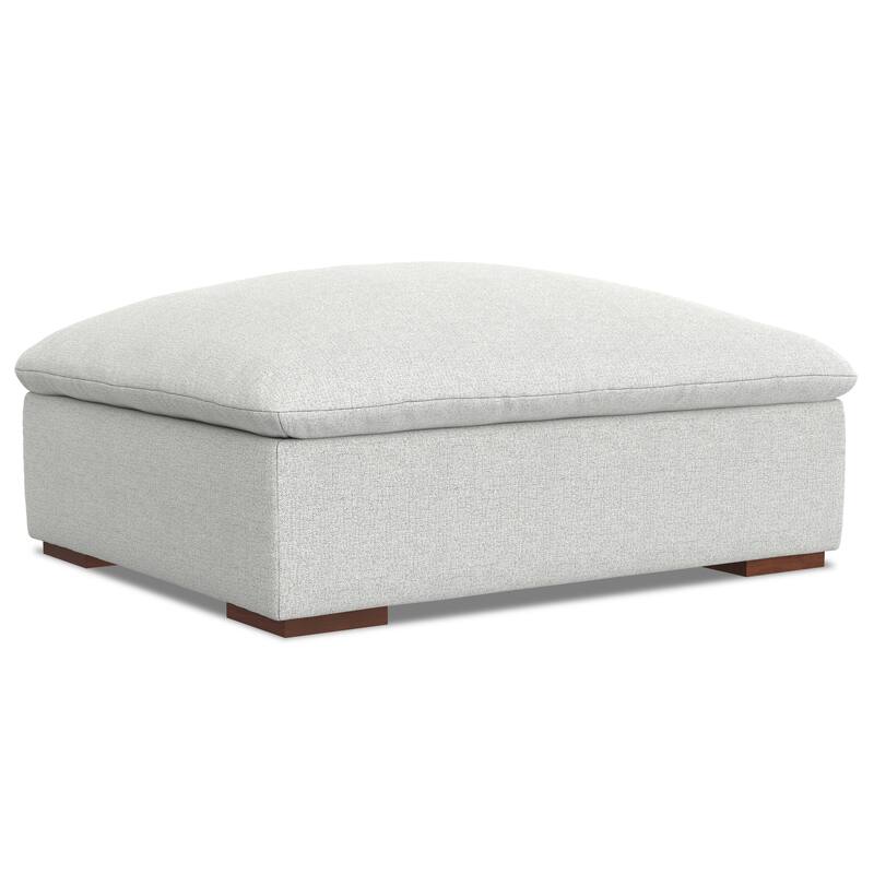 WYNDENHALL Marlee Ottoman in Velvety Chenille Performance Fabric