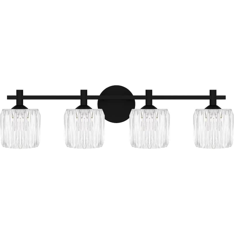 Spade LED Bathroom Vanity Light - Black