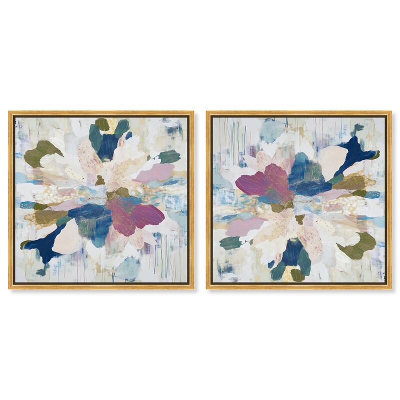 Oneiric Circles II Canvas by Art Remedy - 24" x 36" - White
