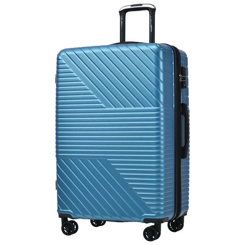 3 Piece Hardshell Luggage Spinner 8 Wheels Suitcase Sets (20"24"28")