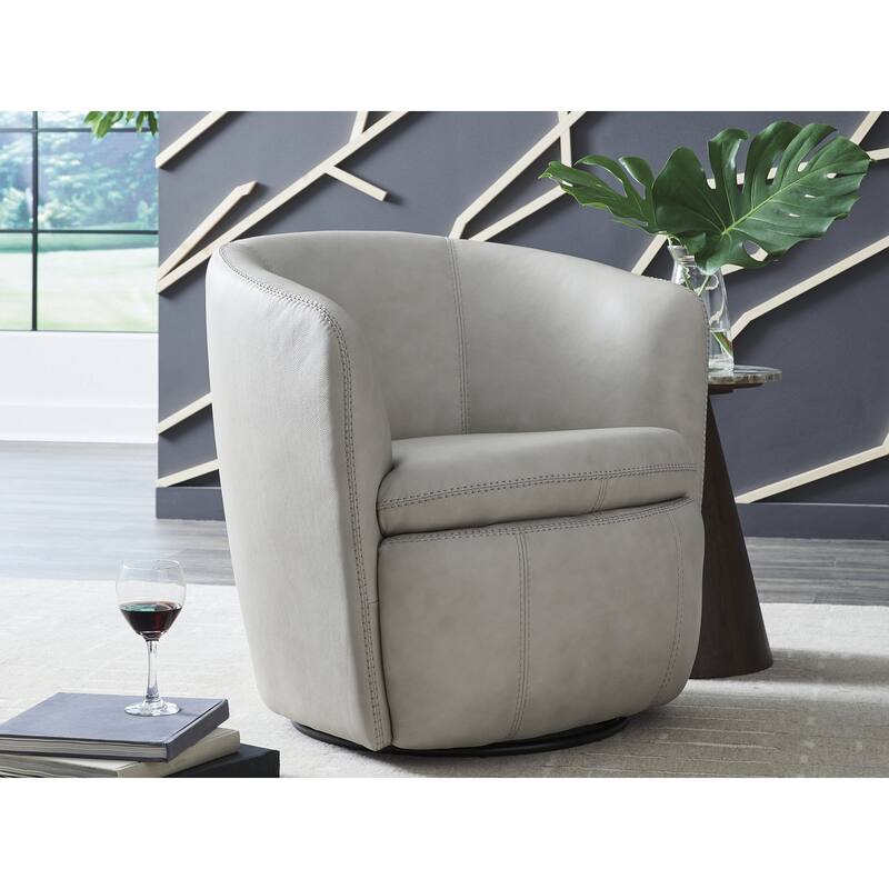 Signature Design by Ashley Kierreys Beige Swivel Accent Chair - 31.25" W x 29" D x 31.63" H