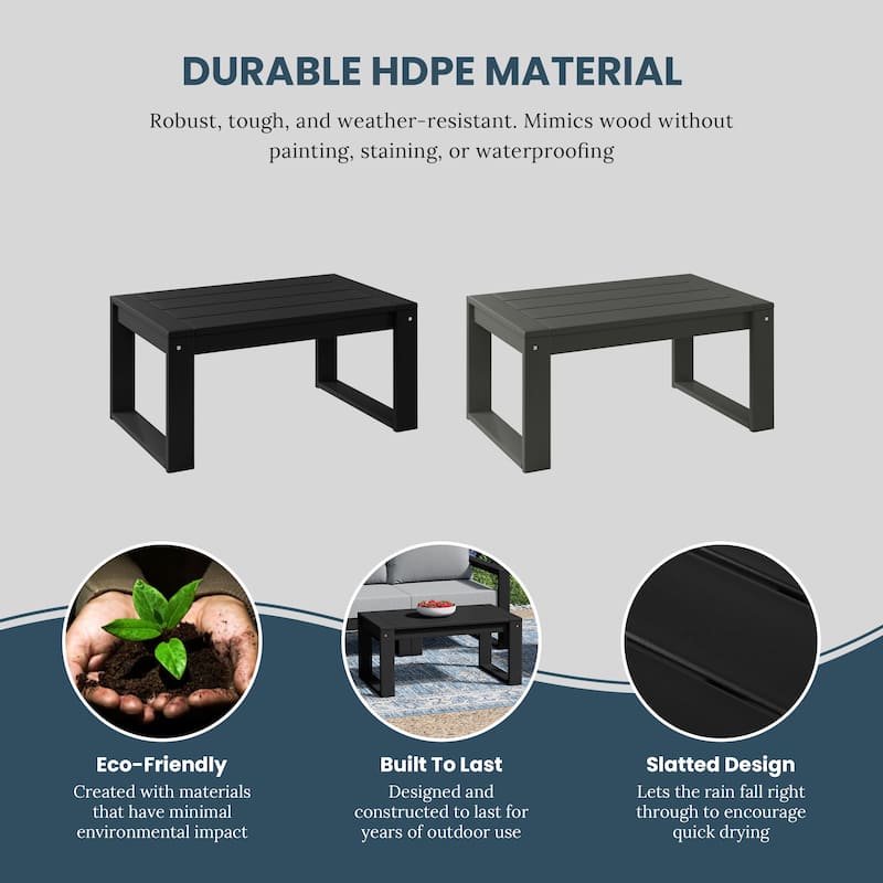 Endless Patio Sectional 5-Piece Deep Seating Set with Black Frame