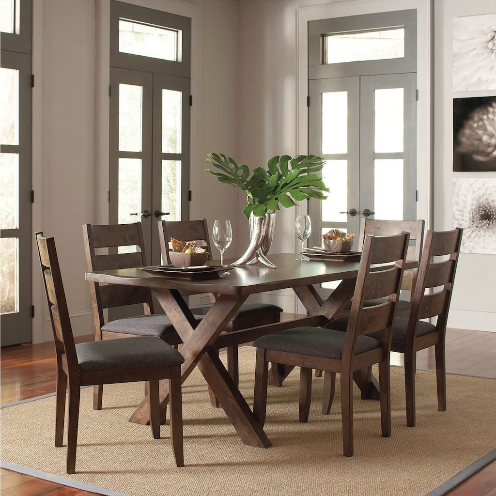 Gawain Rustic Nutmeg 6-piece Dining Set