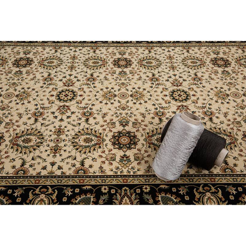 Izmir Collection Multicolor Floral/Botanical Area Rug