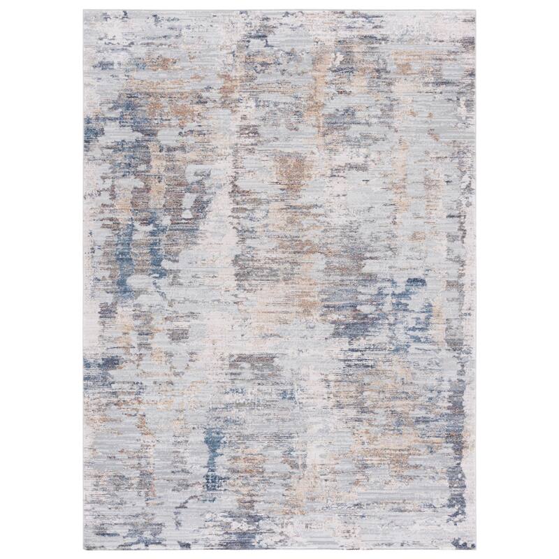 SAFAVIEH Elwood Ljuca Modern Abstract Rug - Ivory/Grey - 4' x 6'