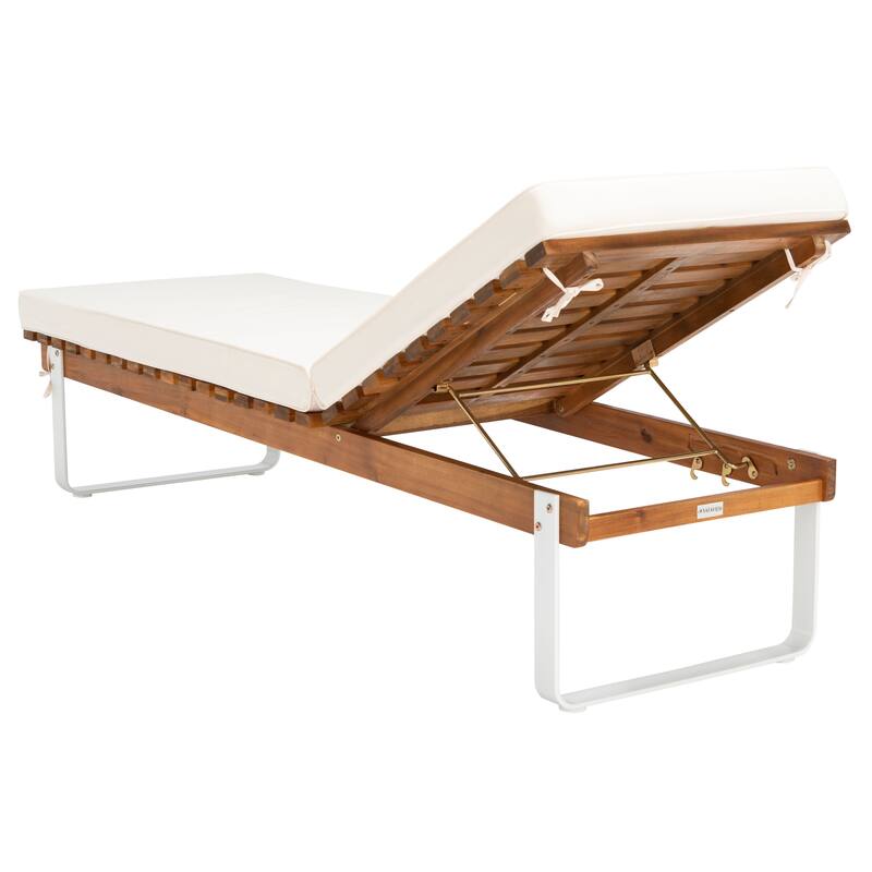 SAFAVIEH Outdoor Maleah Sunlounger - 23Wx17Dx74H