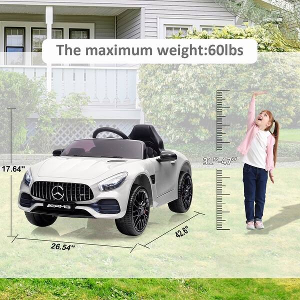 dimension image slide 0 of 7, Electric Ride On Car for Kids，12V 7AH Battery