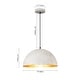 preview thumbnail 150 of 200, Industrial Oversized Metal Dome Pendant Light - Modern Farmhouse