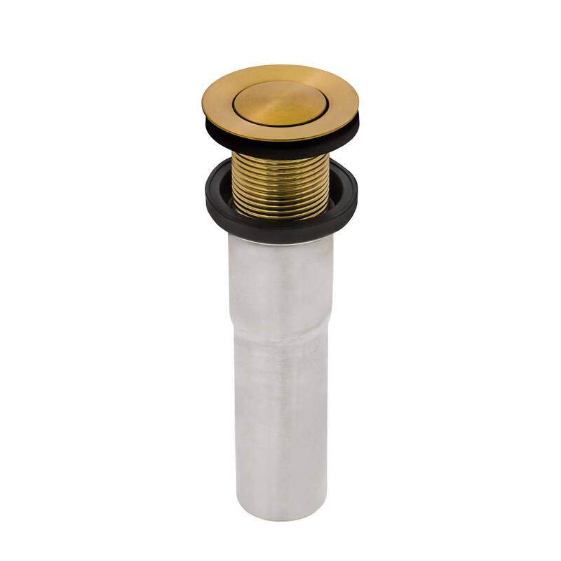 Ruvati 30 x 14 inch Brushed Gold Polished Rectangular Bathroom Sink Undermount - RVH6120GG