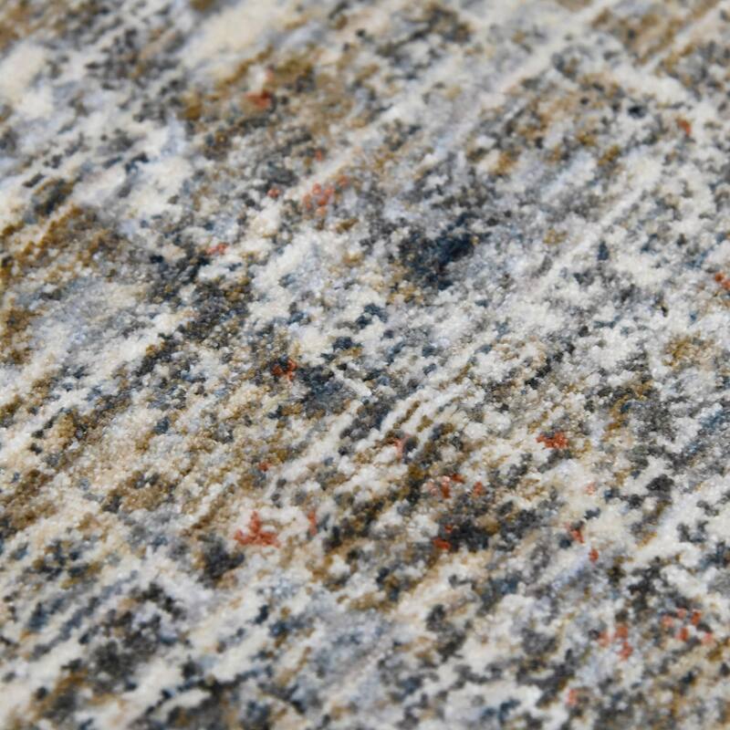 Magi Veronica Industrial Abstract Polyester Area Rug