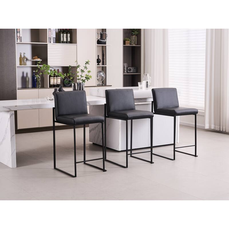 Home 2 Office London Stackable Barstool Set of 3
