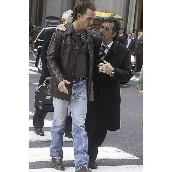 Al Pacino and Matthew McConaughey on the set of Two For The Money Photo