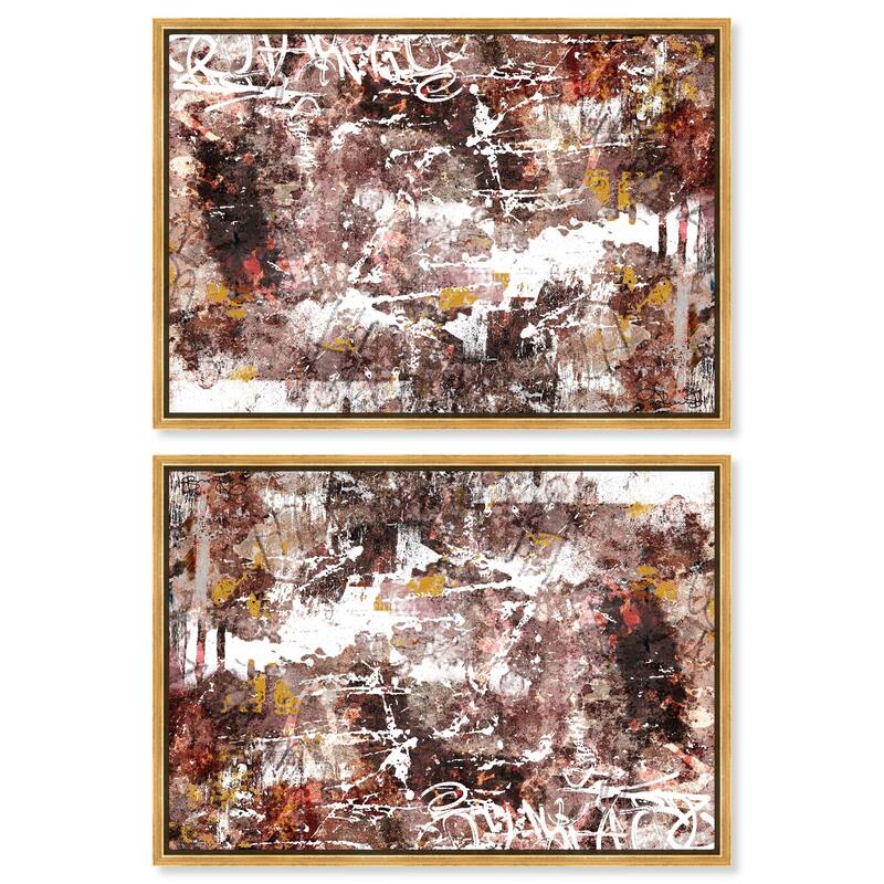 Sneaker Lace Car Canvas by Art Remedy - 16" x 24" - White