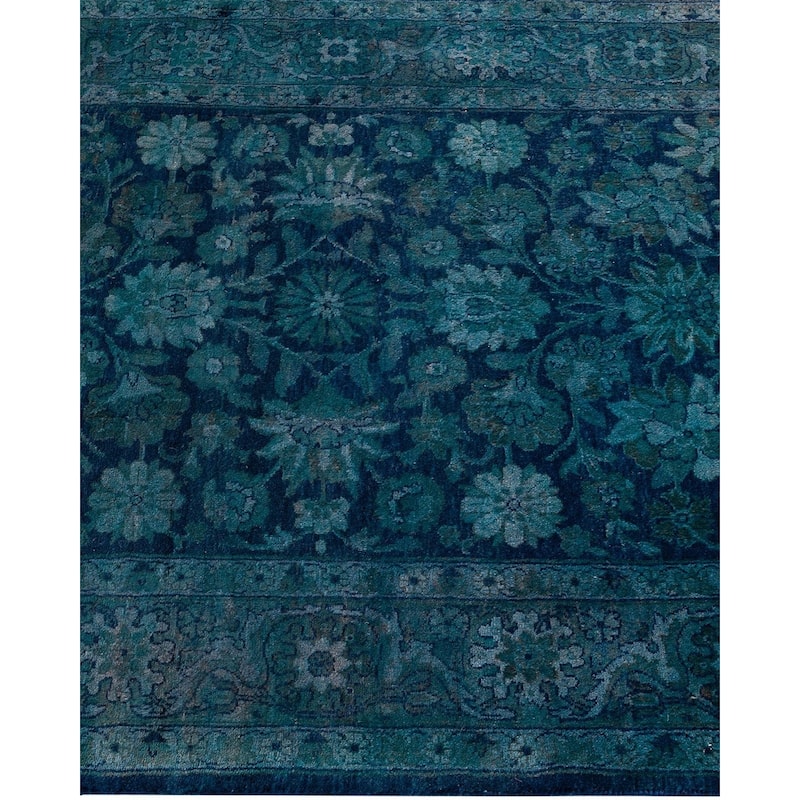 Fine Vibrance, One-of-a-Kind Hand-Knotted Area Rug - Purple, 3' 2" x 5' 2" - 3' 2" x 5' 2"