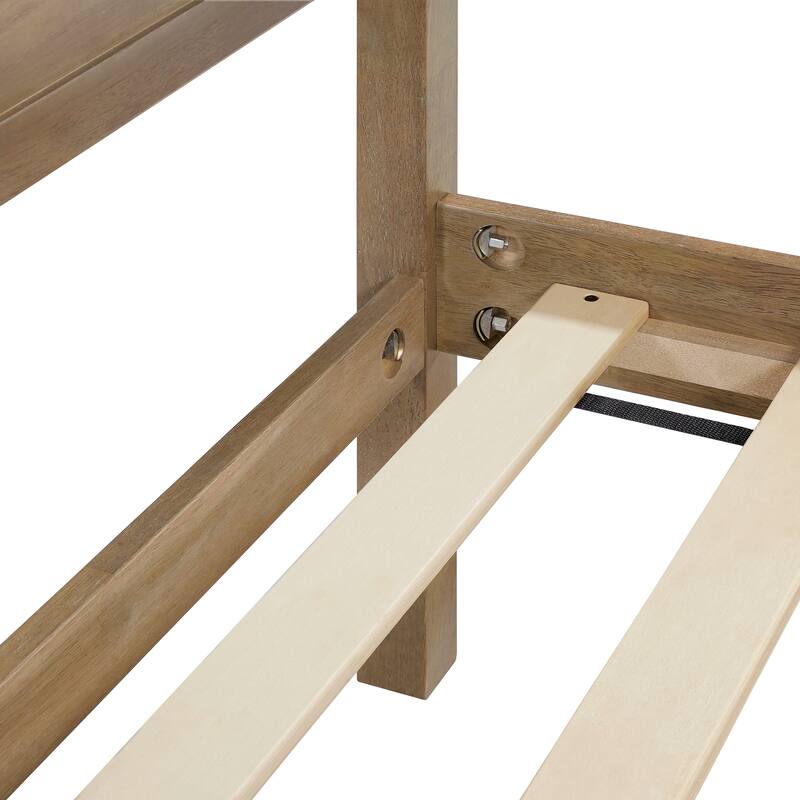 Christopher Knight Home- Marlowe Solid Wood 4 post Canopy Bed with Headboard