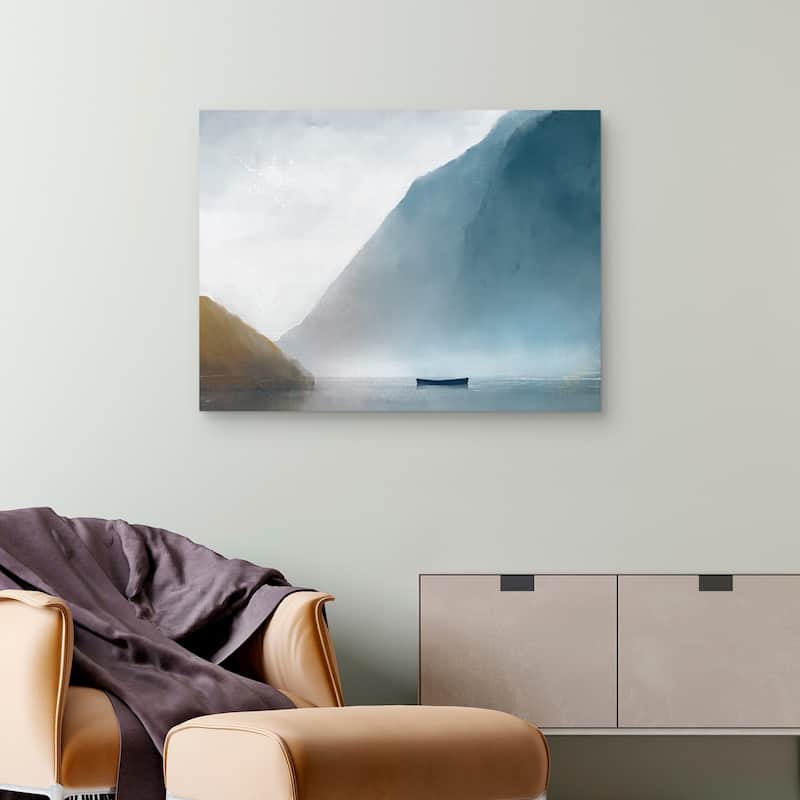 Peaceful Cove Crop by Studio Arts Canvas Art Print