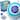 Activ Life The Ultimate Pool Ball, Ultra-Durable & Bright, Blue/Teal 6 inches