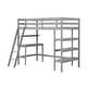 preview thumbnail 3 of 28, Twin Size Loft Bed with Desk and Bookshelves for Kids and Teens