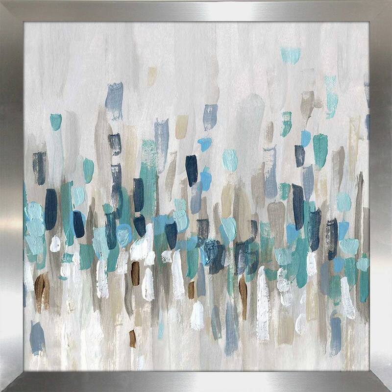 "Staccato Blue I" by Katrina Craven Print on Acrylic
