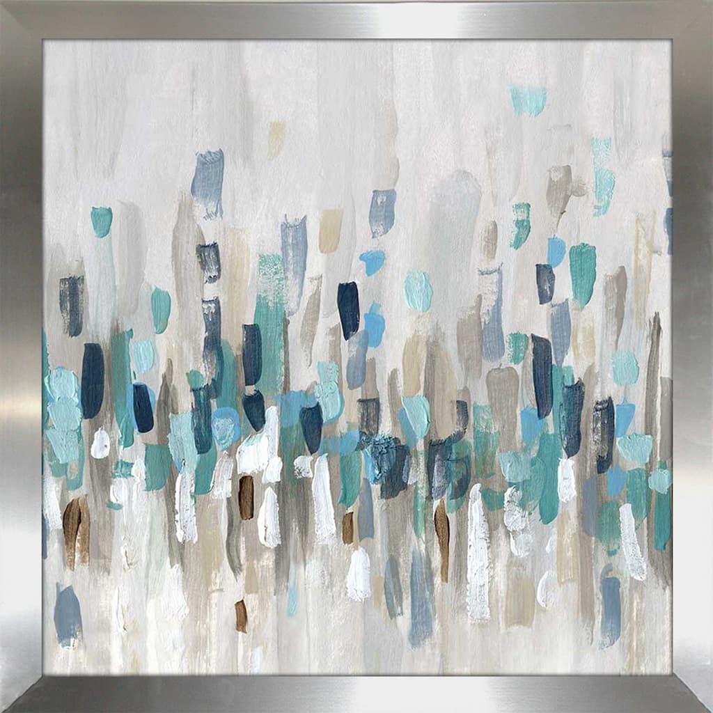 "Staccato Blue I" by Katrina Craven Print on Acrylic