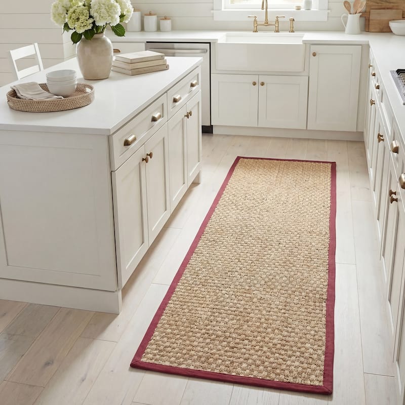 SAFAVIEH Natural Fiber Zymryd Basketweave Seagrass Rug