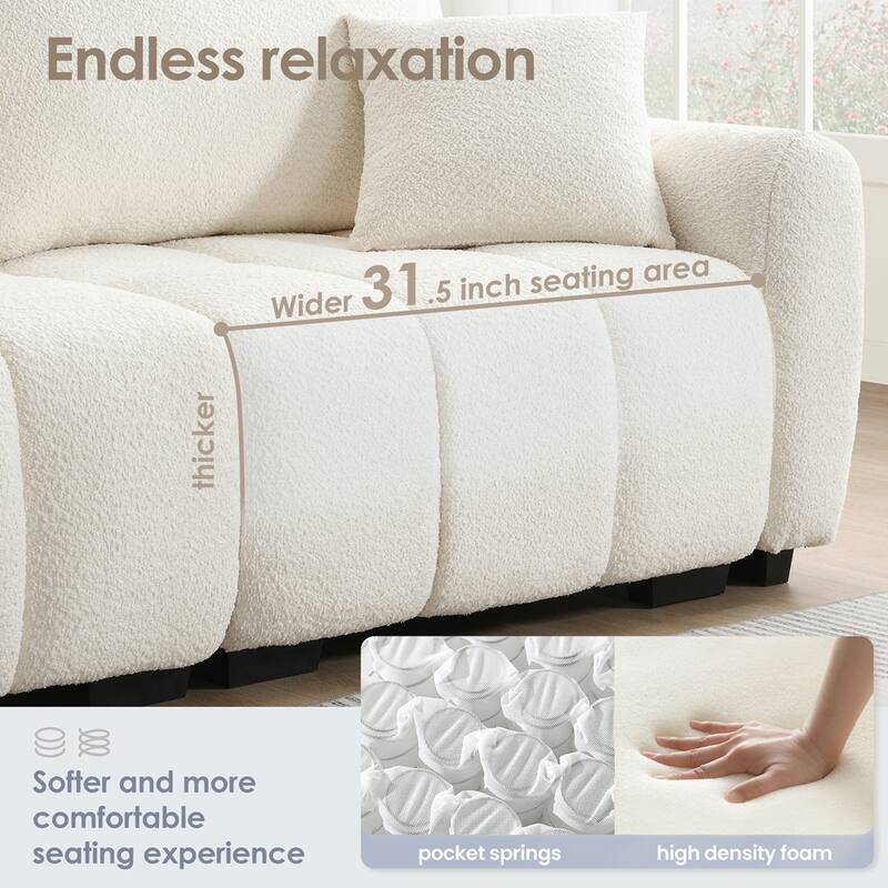 L Shape with Extra-large Seat