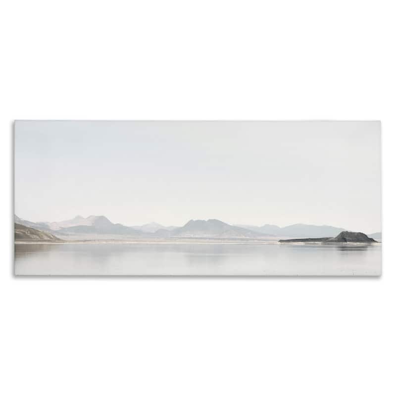 Stupell Misty Morning Mountain Canvas Wall Art Design By Gemma Bardot - 24 x 10