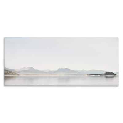 Stupell Misty Morning Mountain Canvas Wall Art Design By Gemma Bardot
