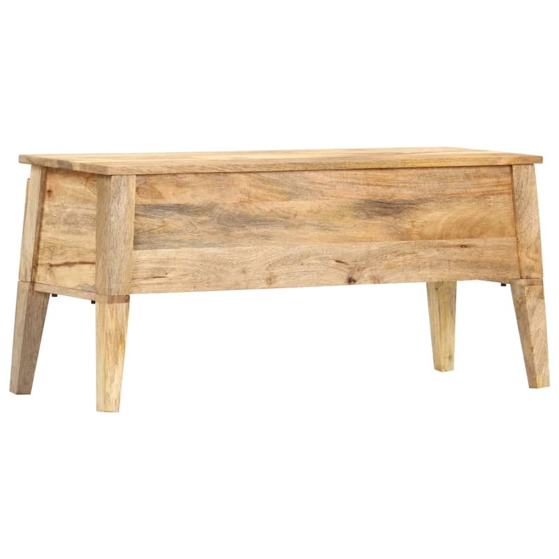 vidaXL Storage Box 39"x13.8"x18.9" Solid Mango Wood