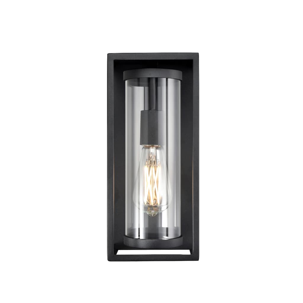 Millennium Lighting Caleb 1 Light Outdoor Wall Sconce in Textured Black