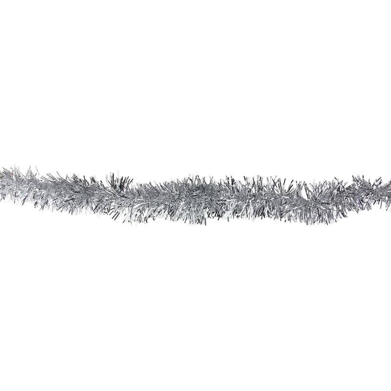 Artificial Shiny Tinsel Christmas Garland - 25' x 3"