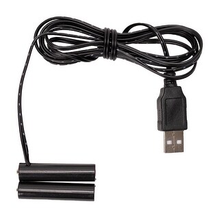 Melrose International No More Batteries 2 AA Replacement w/ 3 to 1 Connector (Set of 2) main image 1