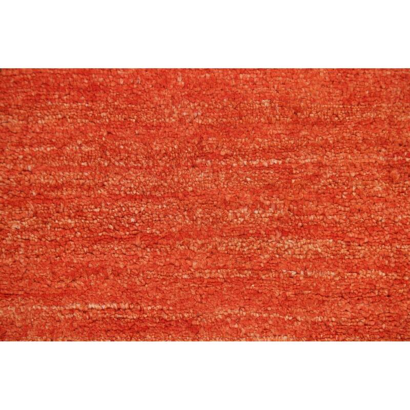 Modern Gabbeh Kashkoli Runner Rug Wool Hand-knotted Oriental Carpet - 2'8" x 8'8"