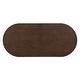 preview thumbnail 8 of 22, Christopher Knight Home - Eleanor Modern Style Oval Rubberwood Dining Table - 88" W x 40" D x 30" H