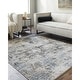 preview thumbnail 1 of 4, Livabliss Allegro Casual Area Rug Charcoal/Blue - 6' 7" x 9'