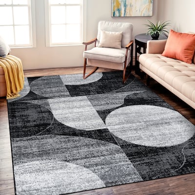 Modern Geometric Design Area Rug
