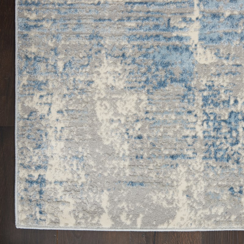 Nourison Solace Distressed Vintage Abstract Area Rug