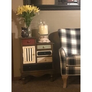 Shop Furniture of America Cerse Vintage Style Multi ...