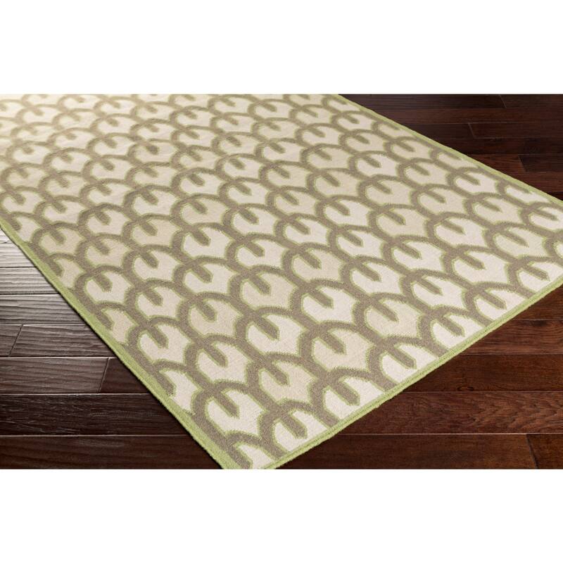 Hand-woven Brett Reversible Wool Area Rug