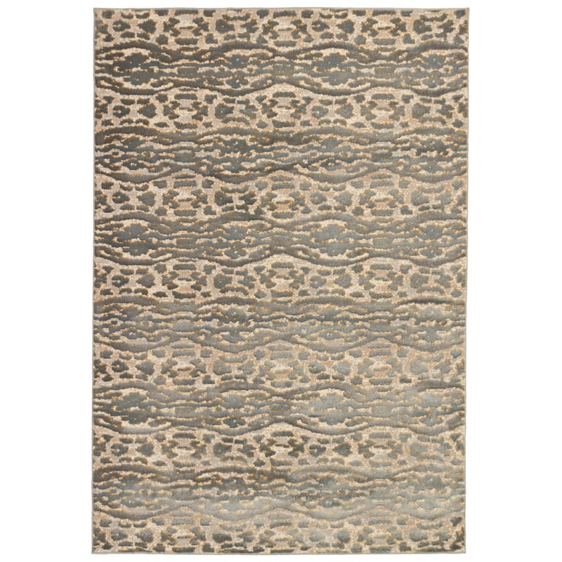 Liora Manne Soho Safari Stripe Indoor Rug Neutral 8'10"X11'9"