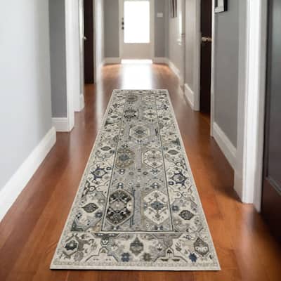 HomeRootsOriental Traditional Runner Area Rug