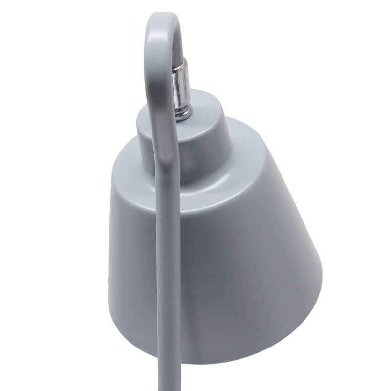 Looped Desk Lamp with Adjustable Shade - 16" - Gray