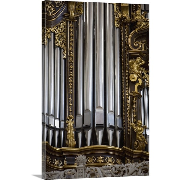 "Church organ, Saint Stephan's Cathedral, Passau, Germany" Canvas Wall Art