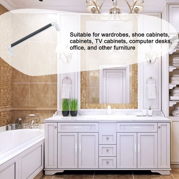 Shop Cabinet Handles Drawer Pulls 5 Hole Center Zinc Alloy