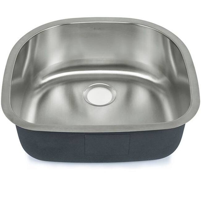 Swiss Madison 23-5/8" Undermount Single Basin Stainless Steel Kitchen - Stainless Steel - Stainless Steel