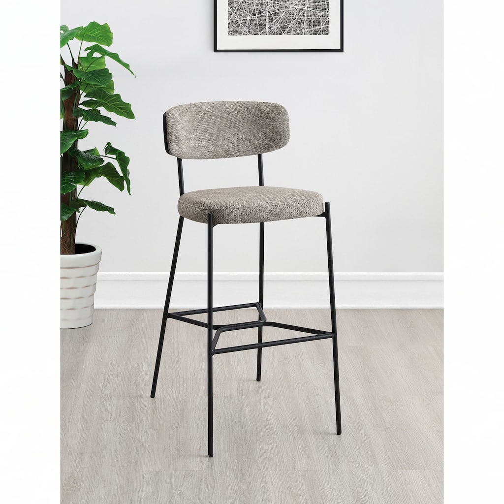 Light Brown Pub Height Bar Stool (Set of 2)